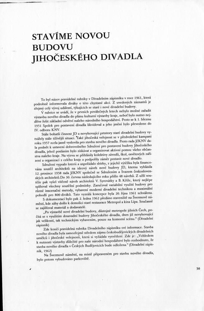 Jihočeské divadlo v Českých Budějovicích